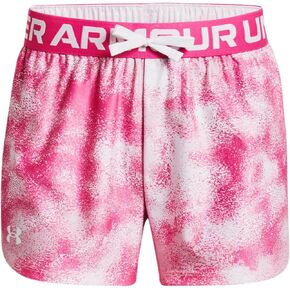 Under Armour Girls Play Up Shorts (US, Alpha, X-Large, Regular) Pink/White