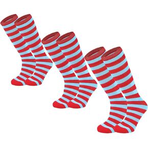 Durio Kids Soccer Socks Soft Cotton Toddler Soccer Socks for Girls Boys Kids Baseball Socks Youth Baseball Socks