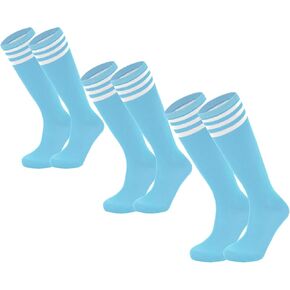 Durio Kids Soccer Socks Soft Cotton Toddler Soccer Socks for Girls Boys Kids Baseball Socks Youth Baseball Socks in Kuwait