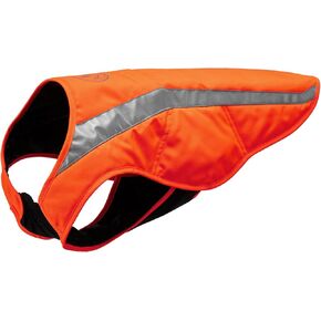 BASSDASH Dog Insulated Coat Safety Vest Water Resistant Chest Protection Reflective High Visibility for Hunting Outdoor