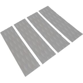 4Pcs Surfboard Traction Pad, Anti Slip Design Rhombus Enhanced Safety Premium Secure Attachment for Skimboards Kayak