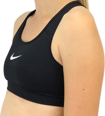 Nike Women's Swoosh Sports Bra, Black Leopard, S Regular US in Saudi Arabia