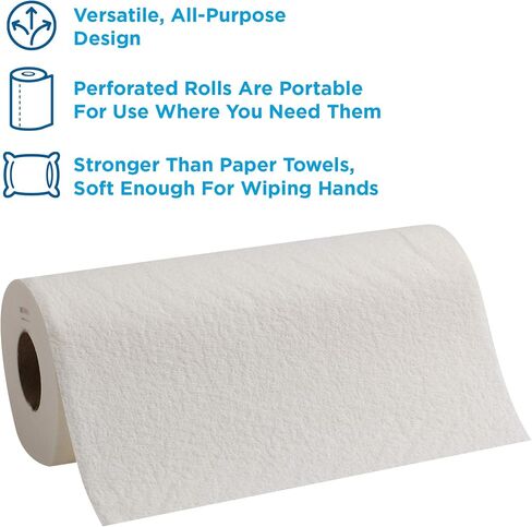 Georgia-Pacific Brawny Professional Perforated Paper Towel Rolls,Disposable Cleaning Towel,20085,20 Rolls per Case,84 Sheets per Roll in Saudi Arabia