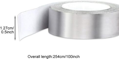 شريط SYCOOVEN Golf Lea-d، 1/2 بوصة × 100 بوصة شريط جولف ذاتي اللصق عالي الكثافة، إضافة أوزان متأرجحة لملحقات الجولف للجولف وصيد الأسماك ومجداف كرة البيسبول ومقابض مضرب التنس in Kuwait