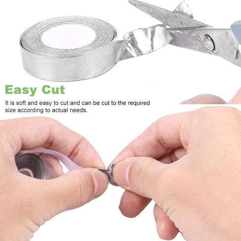 شريط SYCOOVEN Golf Lea-d، 1/2 بوصة × 100 بوصة شريط جولف ذاتي اللصق عالي الكثافة، إضافة أوزان متأرجحة لملحقات الجولف للجولف وصيد الأسماك ومجداف كرة البيسبول ومقابض مضرب التنس in Kuwait