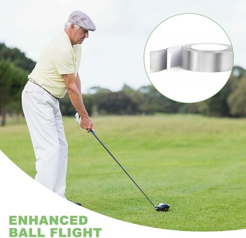 شريط SYCOOVEN Golf Lea-d، 1/2 بوصة × 100 بوصة شريط جولف ذاتي اللصق عالي الكثافة، إضافة أوزان متأرجحة لملحقات الجولف للجولف وصيد الأسماك ومجداف كرة البيسبول ومقابض مضرب التنس in Kuwait