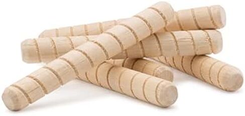 Wooden Dowel Pins 5/16 inch x 2 inch, Pack of 100 Spiral Dowel Joints for Woodworking, Furniture and Crafts, by Woodpeckers in Saudi Arabia
