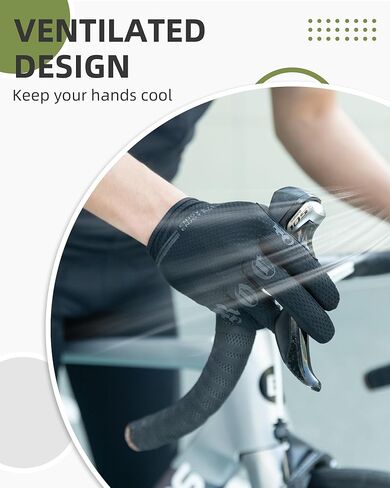 ROCKBROS Cycling Gloves for Men Breathable Bike Gloves for Men Cycling Touchscreen Mountain Bike Gloves for Men in Saudi Arabia