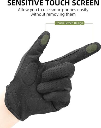 ROCKBROS Cycling Gloves for Men Breathable Bike Gloves for Men Cycling Touchscreen Mountain Bike Gloves for Men in Saudi Arabia