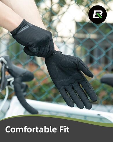 ROCKBROS Cycling Gloves for Men Breathable Bike Gloves for Men Cycling Touchscreen Mountain Bike Gloves for Men in Saudi Arabia