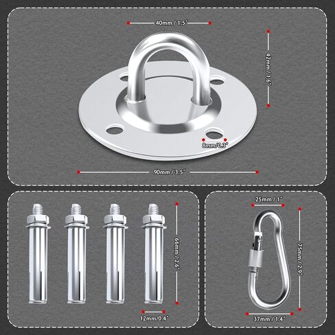 حامل حقيبة ملاكمة ثقيلة على الحائط، مثبت على السقف، حقيبة ملاكمة مثبتة على كيس اللكم، كرة السرعة تأتي مع خطاف كبس in Kuwait