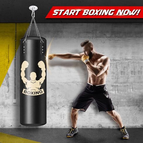 حامل حقيبة ملاكمة ثقيلة على الحائط، مثبت على السقف، حقيبة ملاكمة مثبتة على كيس اللكم، كرة السرعة تأتي مع خطاف كبس in Kuwait