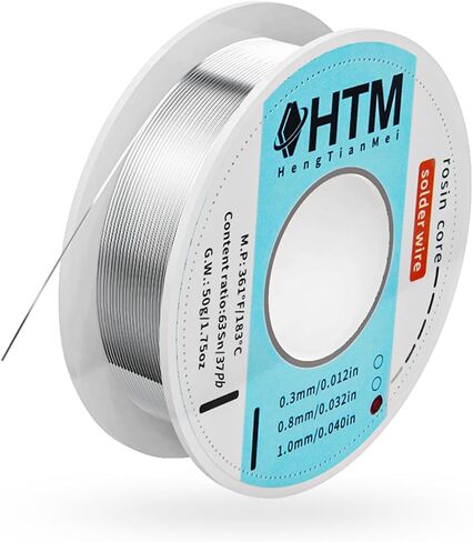 63/37 Rosin Core Tin Lead Solder Wire For Electrical Soldering(0.3mm/50g) in Kuwait