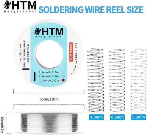 63/37 Rosin Core Tin Lead Solder Wire For Electrical Soldering(0.3mm/50g) in Kuwait