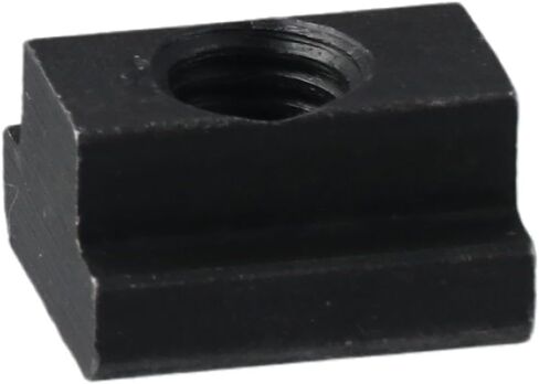 4Pcs Steel T-Slot Nut, Oxide Finish Hammer Head Fastener, 3/8-16 Threads T Sliding Nut Block, Table Slot 7/16 for Machines Tool Tables, Black in Saudi Arabia