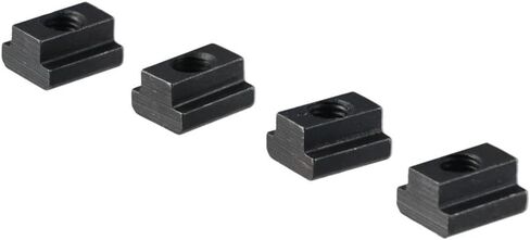 4Pcs Steel T-Slot Nut, Oxide Finish Hammer Head Fastener, 3/8-16 Threads T Sliding Nut Block, Table Slot 7/16 for Machines Tool Tables, Black in Saudi Arabia
