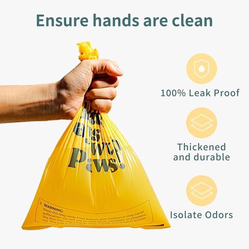 Dog Poop Bags Rolls Thickened Leak Proof Dog Waste Bags -270 Count 18 Rolls - Doggie Poop Bag for Small and Big Dogs(Lavender) in Saudi Arabia