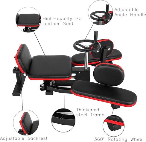 Leg Stretcher Machine,330LBS Heavy Duty Leg Stretching Training Machine for Improving Leg Flexibility, Steel Frame Split Machine Gym Fitness Equipment for Women and Men in Saudi Arabia