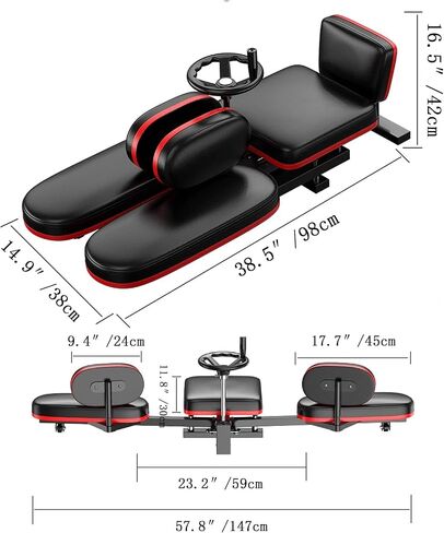 Leg Stretcher Machine,330LBS Heavy Duty Leg Stretching Training Machine for Improving Leg Flexibility, Steel Frame Split Machine Gym Fitness Equipment for Women and Men in Saudi Arabia