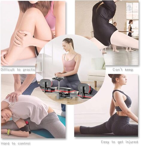 Leg Stretcher Machine,330LBS Heavy Duty Leg Stretching Training Machine for Improving Leg Flexibility, Steel Frame Split Machine Gym Fitness Equipment for Women and Men in Saudi Arabia