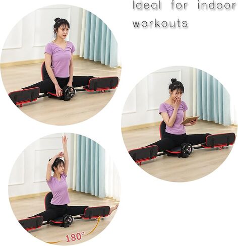 Leg Stretcher Machine,330LBS Heavy Duty Leg Stretching Training Machine for Improving Leg Flexibility, Steel Frame Split Machine Gym Fitness Equipment for Women and Men in Saudi Arabia