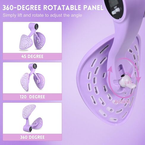 Poen Thigh Exerciser for Women Hip Trainer with Counter Pelvic Floor Strengthening Device Women with 5 Resistance Bands Kegels for Women Tightening Machine for Hips Glutes Workout in Saudi Arabia