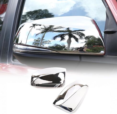 CHEAYAR Door Rear View Mirror Cover Cap Compatible with Toyota Tacoma 2015-2022, Exterior Side Cover, ABS Molding Trim 2pcs (Matt black) in Saudi Arabia