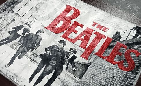 Beatles Rugs, Beatles Gifts, Beatles Rugs for Living Room, Non Slip Rug, Area Rug, Beatles Rugs for Bedroom, Themed RugRug,Themed Rug, Rug for Living Room,lor126.2 in Saudi Arabia