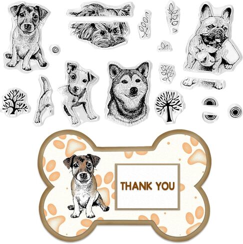 9pcs Birds Clear Stamps for Card Making, Cute Bird Clear Rubber Stamps Animal Silicone Reusable Stamp for DIY Scrapbooking Paper Craft Album Decor in Saudi Arabia