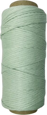 Maker's Craft Dyed Premium Quality Macrame Cord Single Strand 3Mm X 110 Yards for DIY Handcrafts Macrame, Wall Hanging, Knitting & Crocheting Sustainable Cord (Linen) in Saudi Arabia