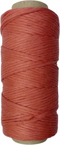 Maker's Craft Dyed Premium Quality Macrame Cord Single Strand 3Mm X 110 Yards for DIY Handcrafts Macrame, Wall Hanging, Knitting & Crocheting Sustainable Cord (Linen) in Saudi Arabia