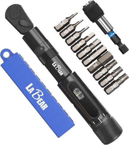 Bike Torque Wrench 1/4 drive set, Dr. 2-10 Nm Multi-Function Cycling Bicycle Multitool Repair Kits - Bike Tool Set - Great for Mountain & Road Bikes. EDC tool in Saudi Arabia