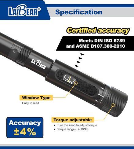 Bike Torque Wrench 1/4 drive set, Dr. 2-10 Nm Multi-Function Cycling Bicycle Multitool Repair Kits - Bike Tool Set - Great for Mountain & Road Bikes. EDC tool in Saudi Arabia