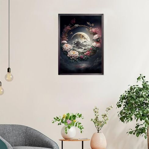 CEOVR Elephants Birds and Flowers Diamond Painting Kits for Adults & Kids DIY Diamond Art Paint with Round Diamonds Full Drill Gem Art Painting Kit for Home Wall Decor Gifts(12x16 inch/30x40 cm) in Saudi Arabia
