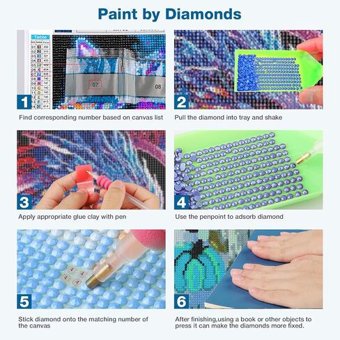 CEOVR Elephants Birds and Flowers Diamond Painting Kits for Adults & Kids DIY Diamond Art Paint with Round Diamonds Full Drill Gem Art Painting Kit for Home Wall Decor Gifts(12x16 inch/30x40 cm) in Saudi Arabia