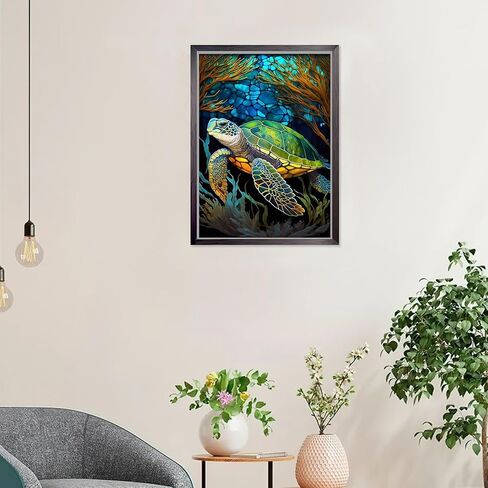 CEOVR Elephants Birds and Flowers Diamond Painting Kits for Adults & Kids DIY Diamond Art Paint with Round Diamonds Full Drill Gem Art Painting Kit for Home Wall Decor Gifts(12x16 inch/30x40 cm) in Saudi Arabia