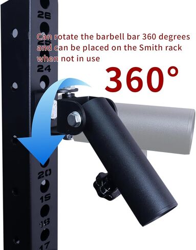 T-Bar Row landmine attachment for barbell 360° Swivel landmine base Fits 1" Standard Bar and 2" Olympic Bar, Gym Home Fitness, Squat,Deadlifts in Saudi Arabia