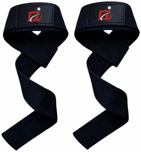 Lifting Straps for Maximum Hand Grip with 24 inch Pair Cotton Straps and 4 mm Neoprene Padded Support, Wrist Straps for Weightlifting, Deadlifts, Strength Training for Men & Women in Saudi Arabia