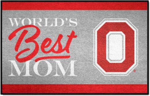FANMATS 34564 Ohio State Buckeyes Starter Mat Accent Rug - 19in. x 30in.| Sports Fan Home Decor Rug and Tailgating Mat in Saudi Arabia
