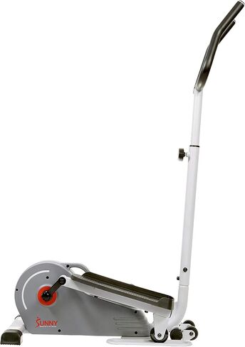 Sunny Health & Fitness 2 in 1 Sit/Stand Mini Elliptical Machine, Portable Under Desk Peddler Exerciser for Senior Home Workout, Optional Handlebars, Resistance Bands & Free Sunnyfit App Bluetooth Link in Saudi Arabia