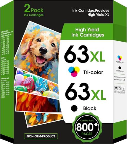 حبر 910 XL لحزمة خراطيش الحبر HP 910XL، خراطيش حبر 910XL لاستبدال طابعات HP لطابعات HP OfficeJet Pro 8010 8015 8018 8022 8020 8025 8028 8035 (Bk/C/M/Y، 4 عبوات) in Kuwait