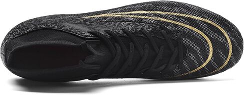 UYO Men's Soccer Shoes Football Cleats Outdoor High-Tops Lace-Up Non-Slip Spikes AG/FG Boots in Saudi Arabia