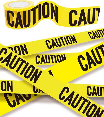 Halloween Decorations Outdoor Caution Tape - 328 Feet Halloween Party Decorations for Indoor Do Not Enter Tape Crime Scene Warning Tape Roll Scary Safety Hazard Signs Haunted House Danger Spooky Area in Saudi Arabia