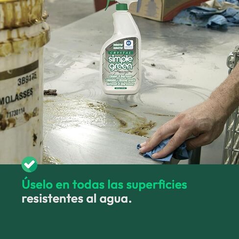 Simple Green 19128 Crystal Industrial Cleaner/Degreaser, 1 Gallon Bottle in Saudi Arabia