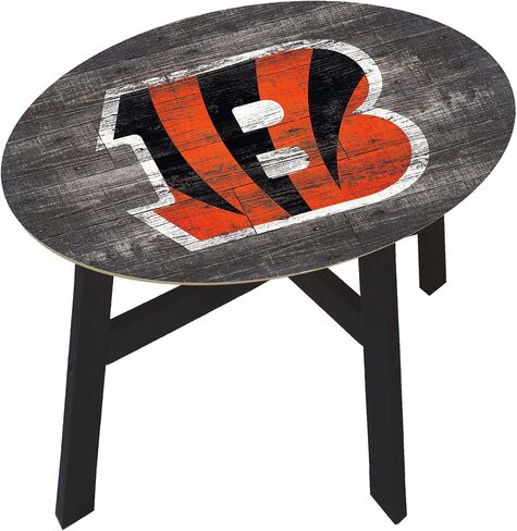 طاولة جانبية من الخشب المتعثر من Fan Creations Cincinnati Bengals in Saudi Arabia