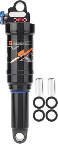Bike Shock Absorbers, Mountain Bike Soft Rear Frame Shock Struts Tail Air Pressure Springback Shock Absorbers Bike Accessory (165mm) in Saudi Arabia