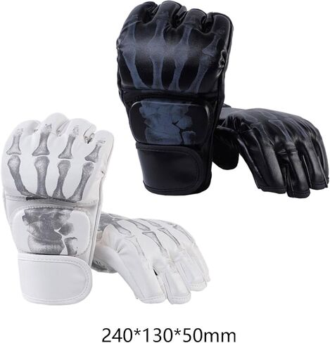 2 Pairs MMA Gloves Martial Arts Bag Gloves Boxing Fight Gloves Kickboxing Gloves for Sparring in Saudi Arabia