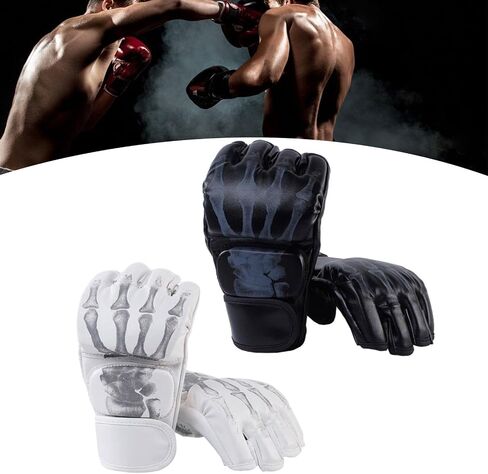 2 Pairs MMA Gloves Martial Arts Bag Gloves Boxing Fight Gloves Kickboxing Gloves for Sparring in Saudi Arabia