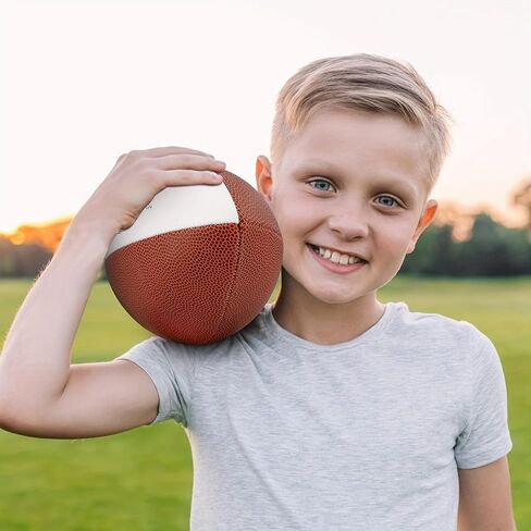 كرات قدم أمريكية مطبوعة ''to My Grandson'' ''to My Son'' من American FootbaPrint للتدريب في الهواء الطلق واللعب الترفيهي بحجم قياسي رسمي، هدية عيد ميلاد للأطفال in Kuwait