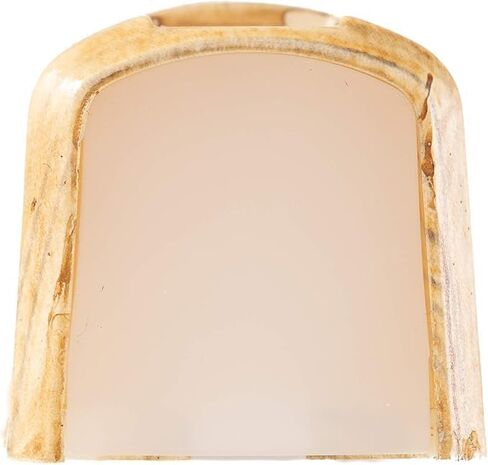 حامل حافظة MEZUZAH (شيدل) بلاستيك معدن مطلي خشب بني أبيض مخطط من الفلين المطاطي (# 12 يناسب لفافة مقاس 12 سم) in Kuwait